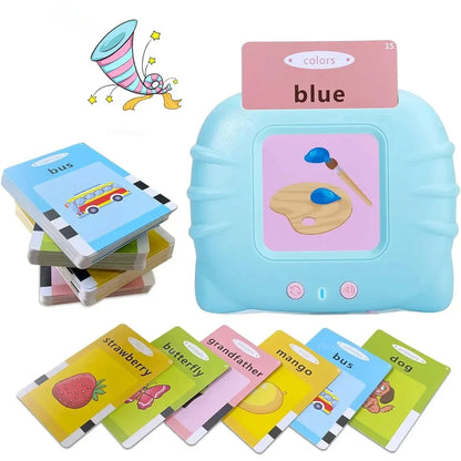 Early Education Flash Card Machine Learning Talking Language English Electronic Audio Book Toy Children Birthday Gift - KidsForEducation