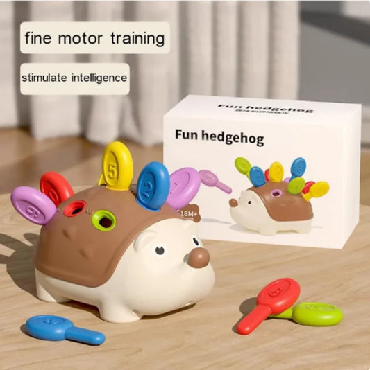 Hedgehog Montessori Baby Toys Hand-eye Coordination Fine Motor Training Develop Concentration Children Sensory Educational Toy - KidsForEducation